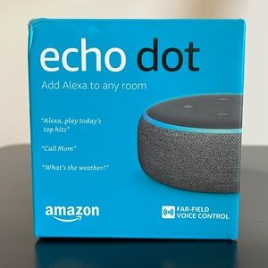 NWT Factory Sealed Amazon Alexa Echo Dot (3rd Gen)
